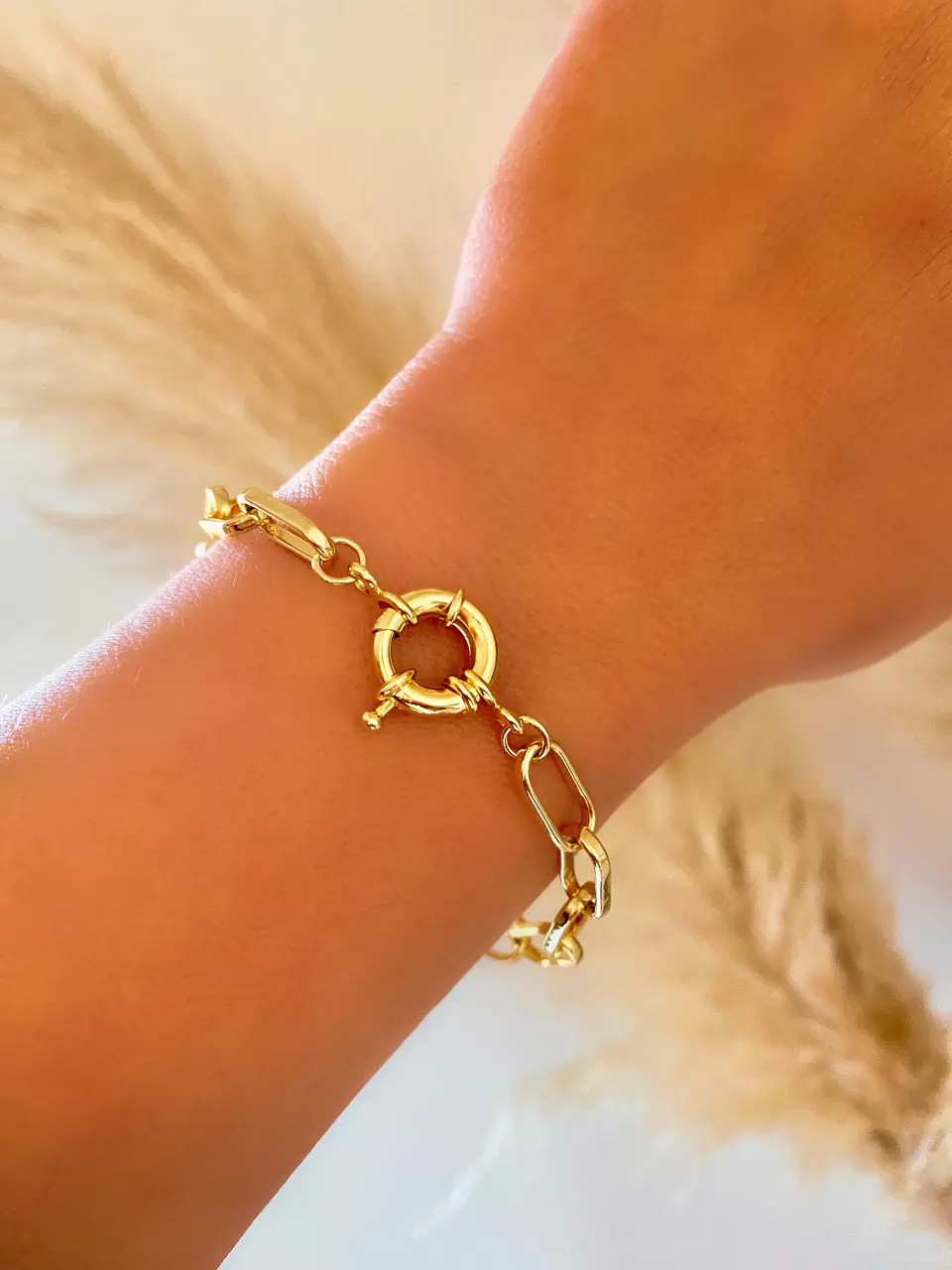 Pulsera maxi Eslabones tradicionales Gold 3