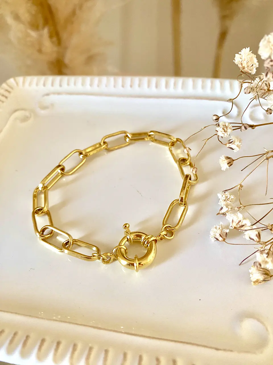 Pulsera maxi Eslabones tradicionales Gold 1