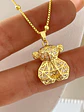 Collar Osito Circones Cadena bolita gold  - Miniatura 5