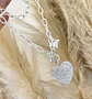 Collar Maxi Corazon Circones Punto luz Silver - Miniatura 4