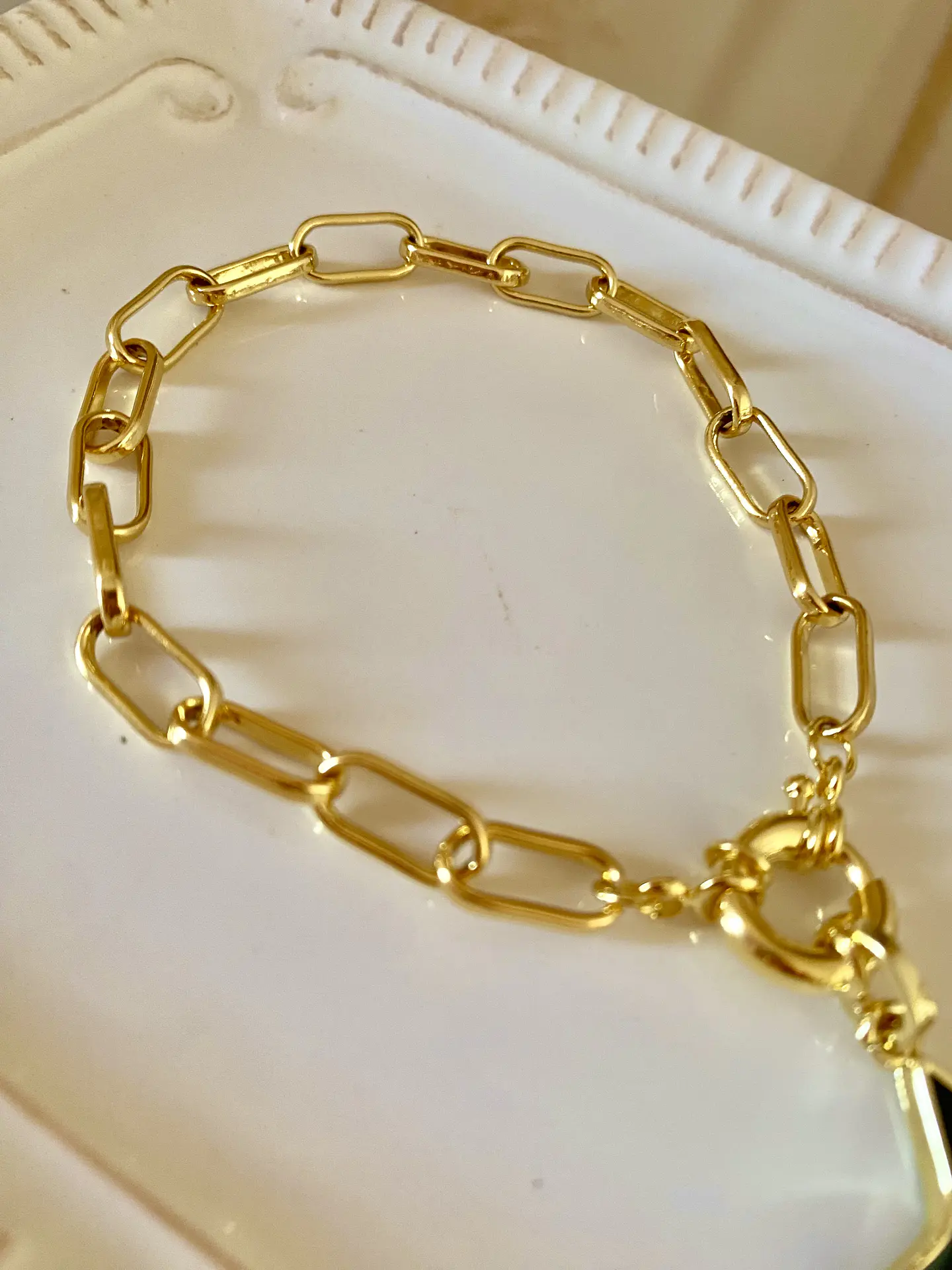 Pulsera Estrella Black maxi Eslabones tradicionales Gold 1