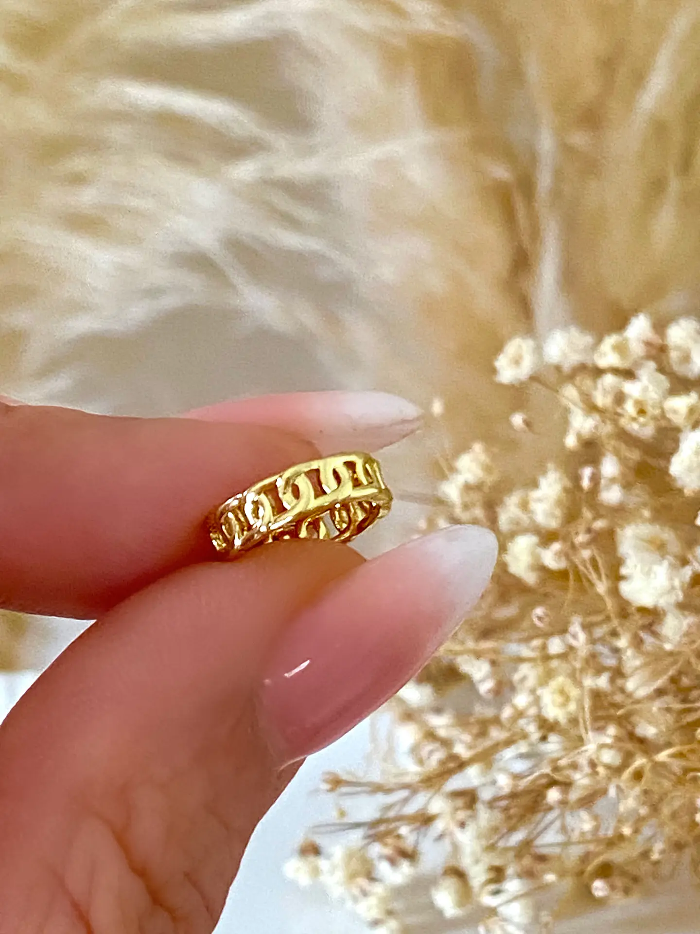 1 Aro Ear Cuff diseño Cadena gold 1