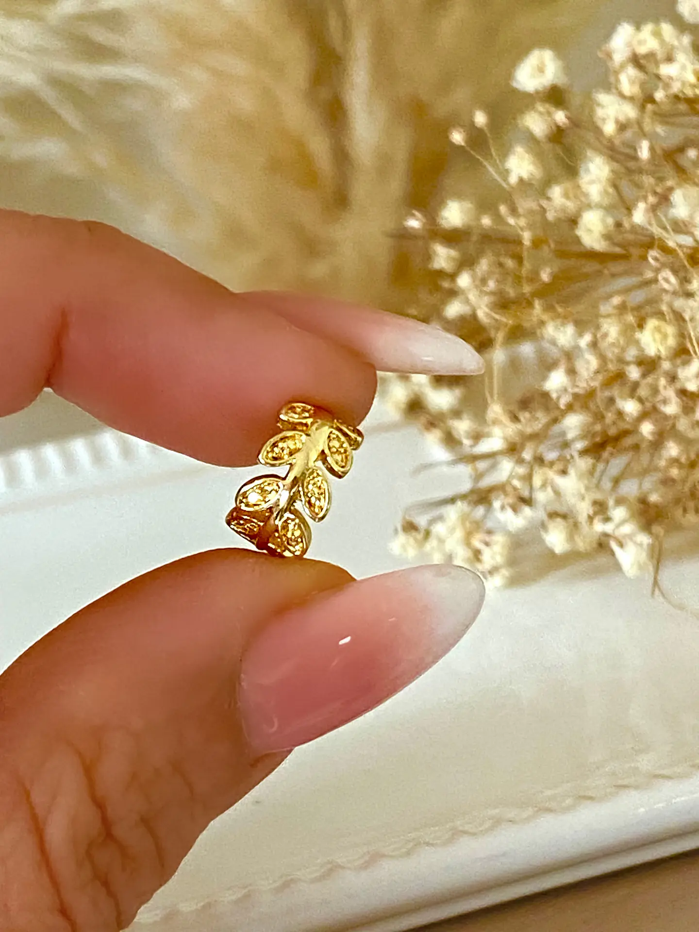 1 Aro Ear Cuff Modelo Laurel gold 4
