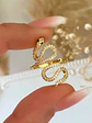 Anillo Maxi Serpiente Circones Gold - Miniatura 2