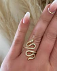 Anillo Maxi Serpiente Circones Gold - Miniatura 1