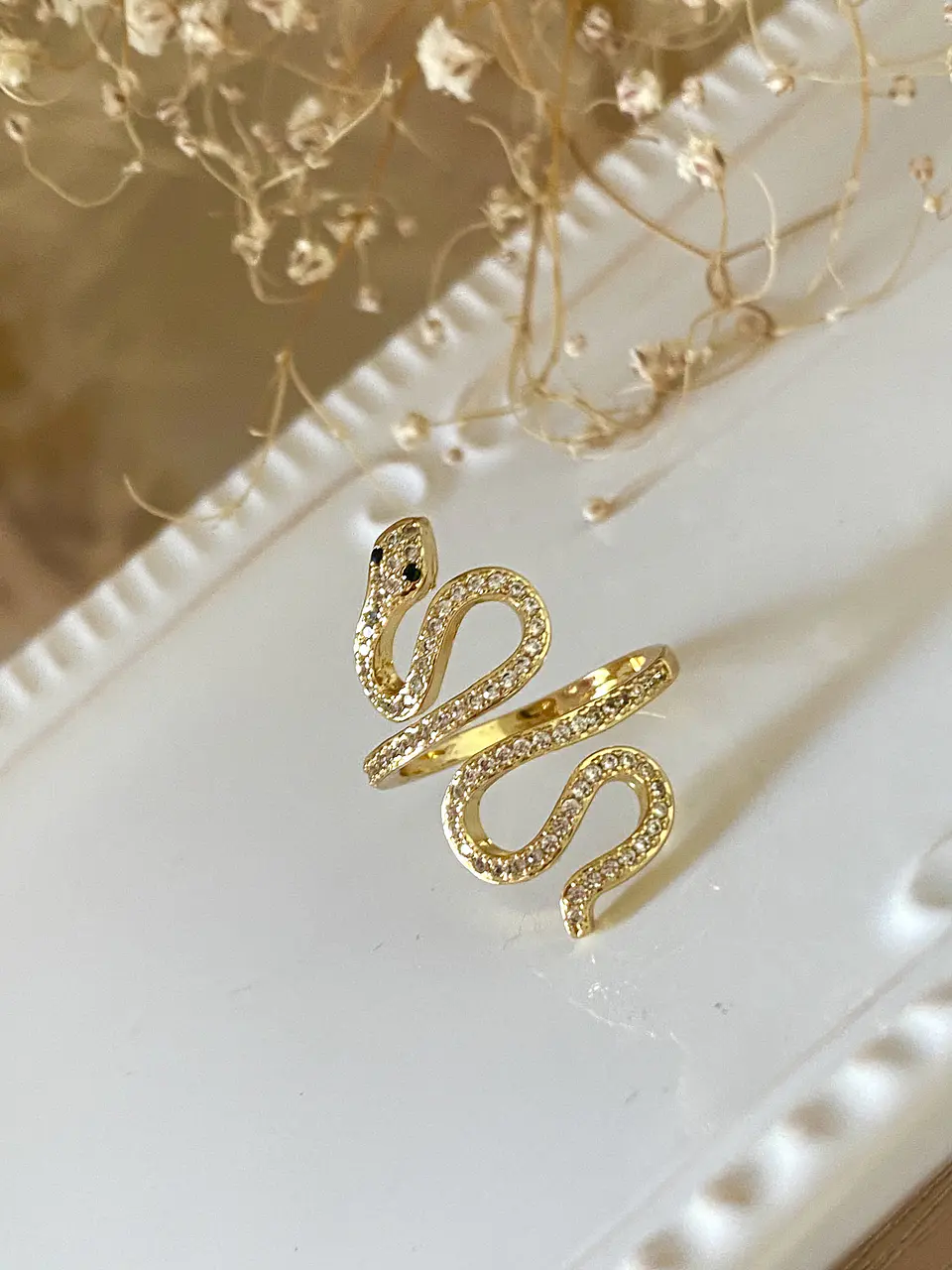 Anillo Maxi Serpiente Circones Gold 3