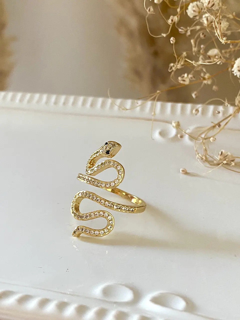 Anillo Maxi Serpiente Circones Gold 4