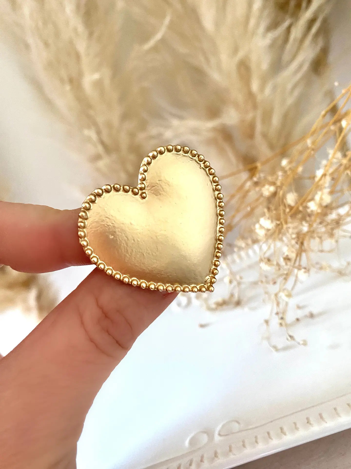 Anillo Maxi Corazon Gold Ajustable  1