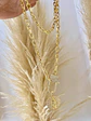 Collar Maxi Medalla Virgen  broche Maxi candado  - Miniatura 4