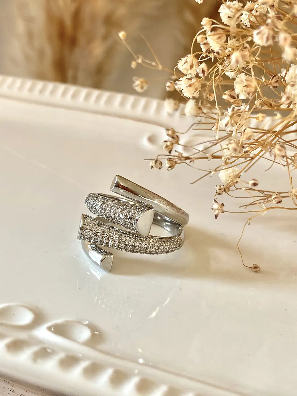 Anillo Entrelazado Circones Silver  4
