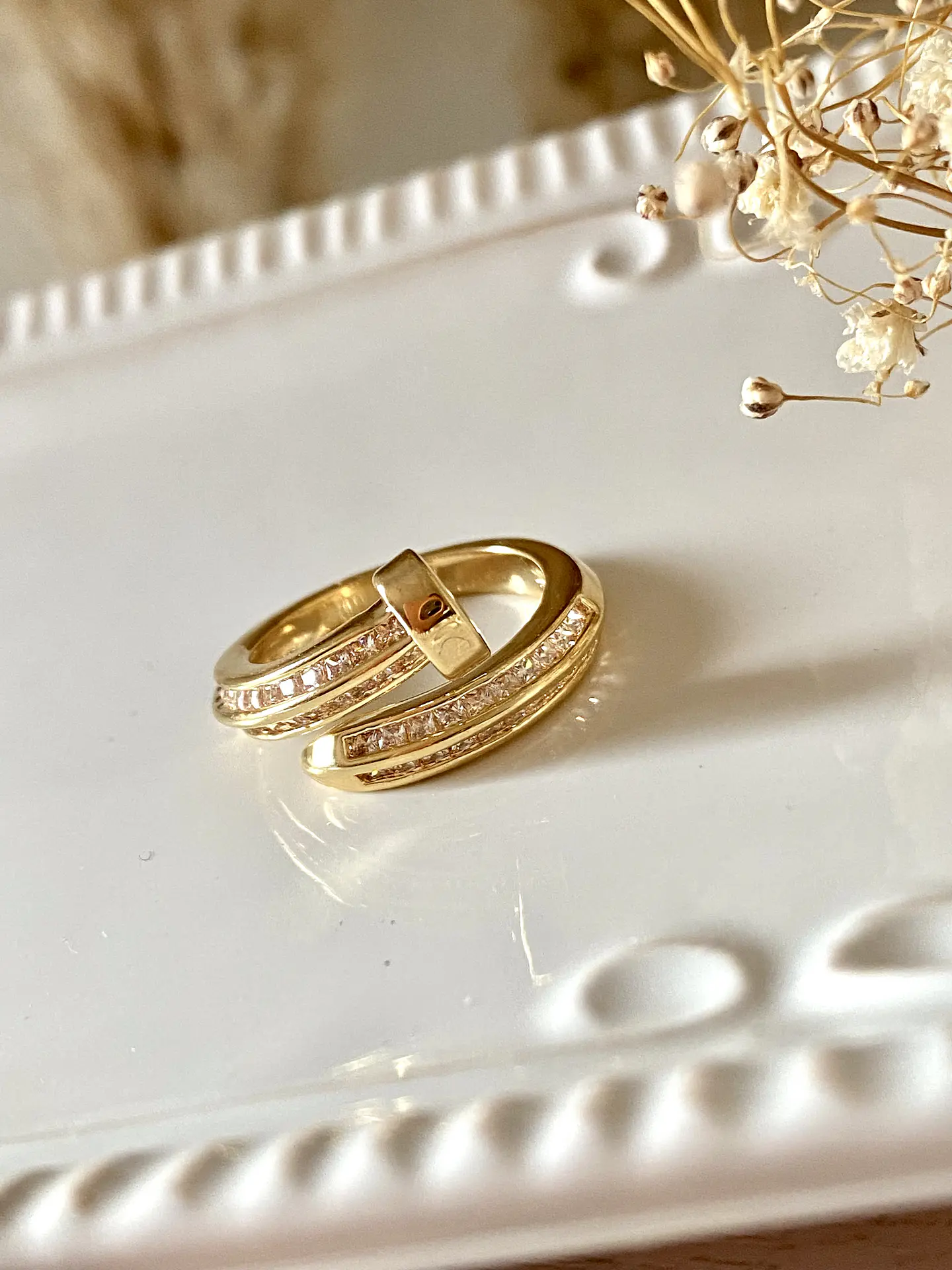 Anillo Inspo Cartier Juste un Clou gold  3
