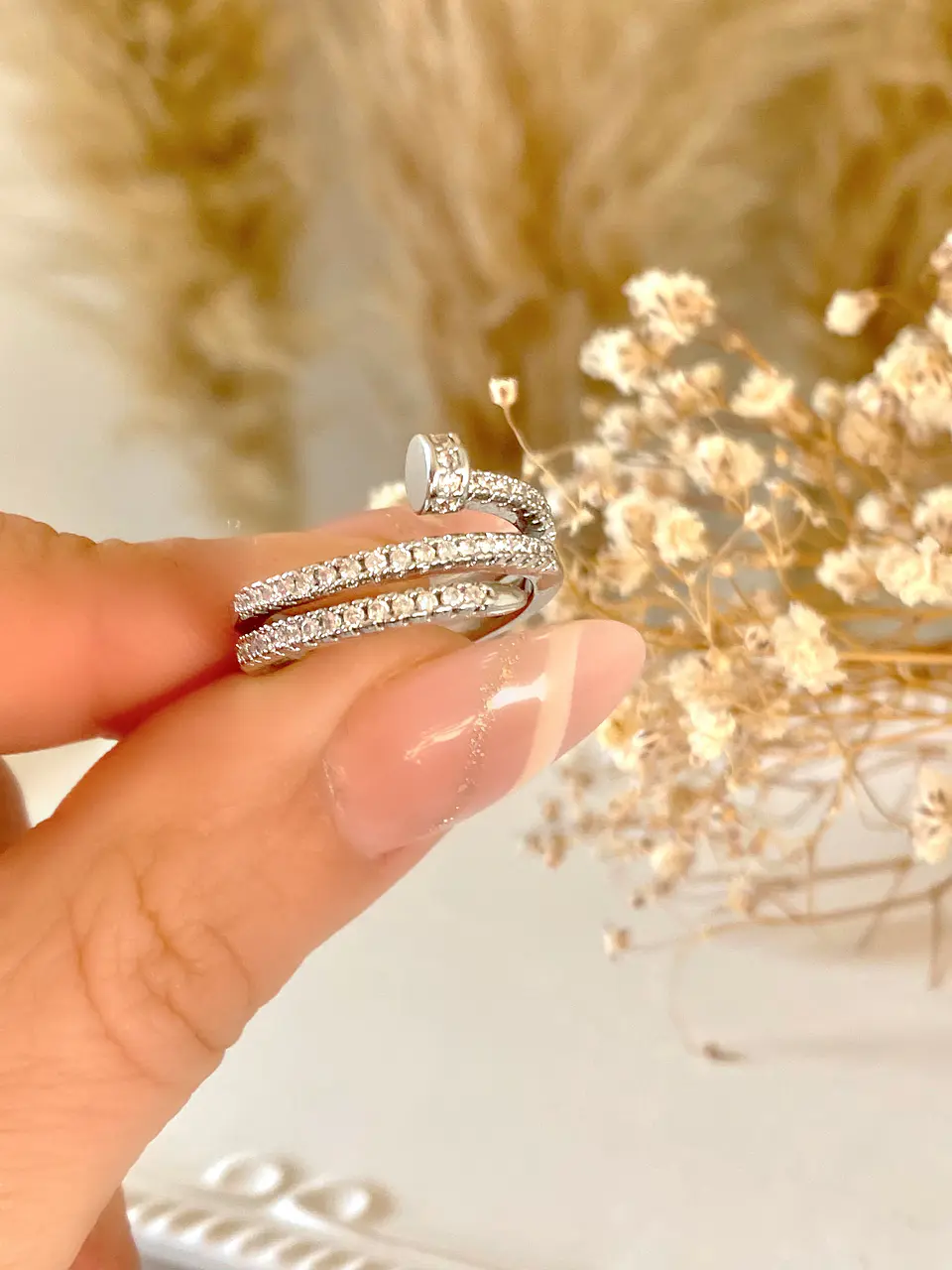 Anillo Inspo Cartier Juste un Clou silver  2