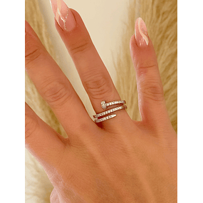 Anillo Inspo Cartier Juste un Clou silver 