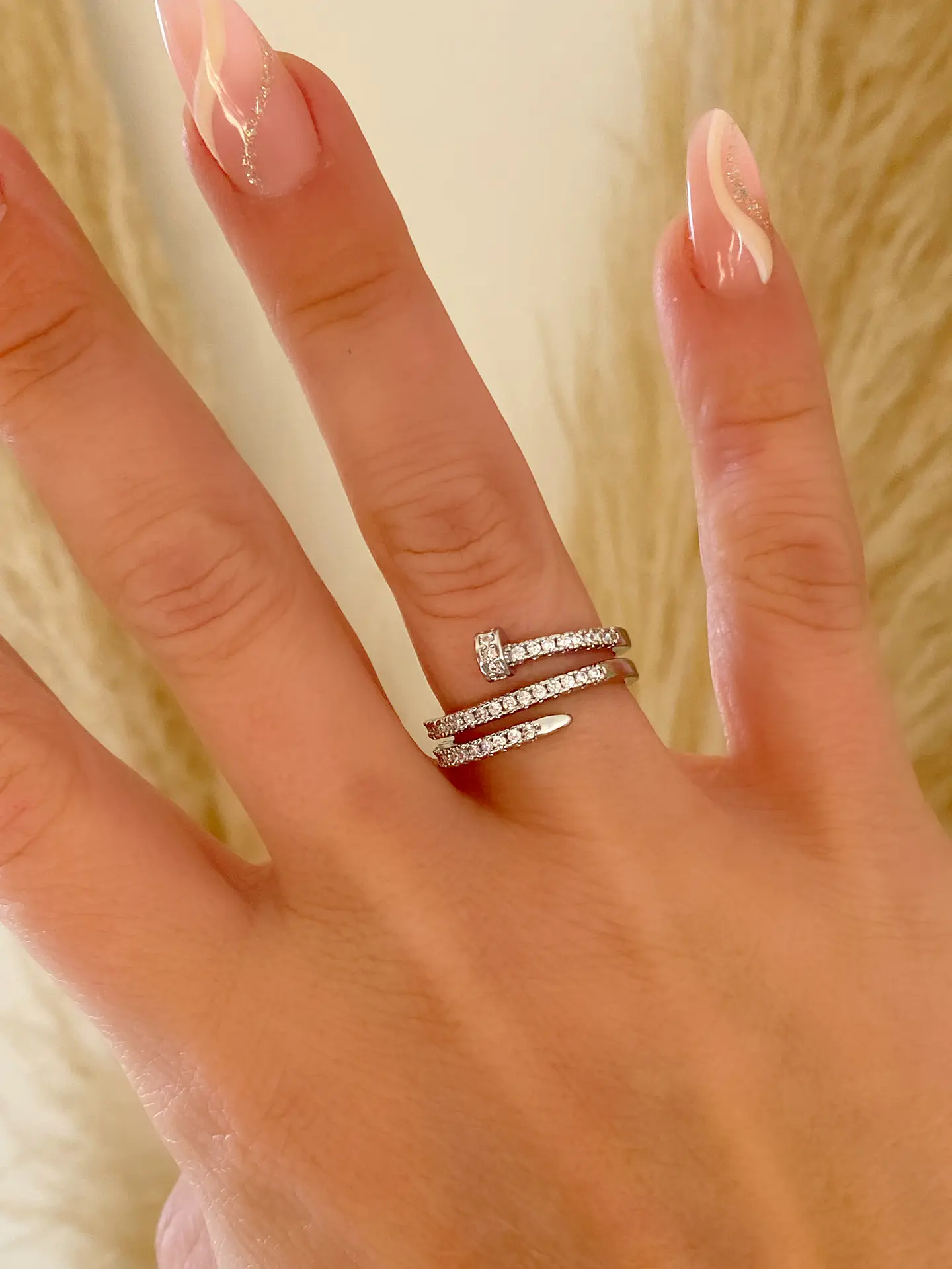 Anillo Inspo Cartier Juste un Clou silver  1