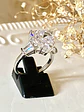 Anillo Maxi Corazón Cristal Facetado  - Miniatura 4