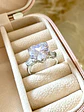 Anillo Maxi Corazón Cristal Facetado  - Miniatura 7