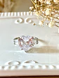 Anillo Maxi Corazón Cristal Facetado  - Miniatura 8
