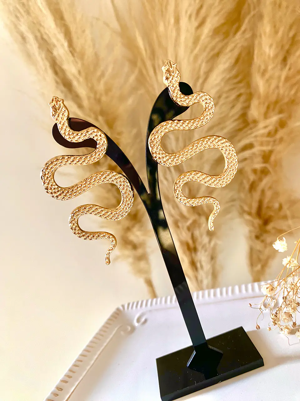 Aros Maxi Serpiente Gold 4