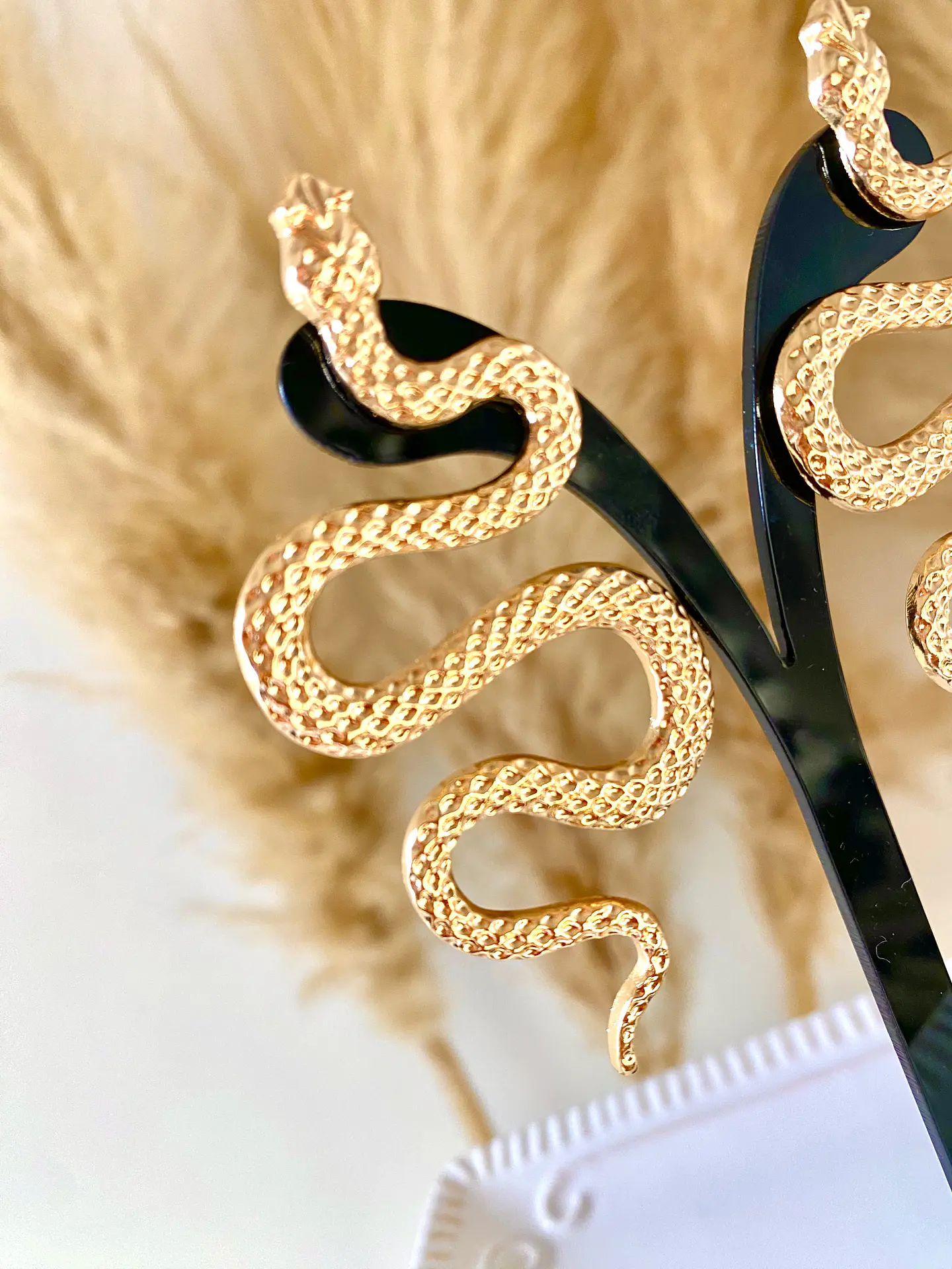 Aros Maxi Serpiente Gold 2