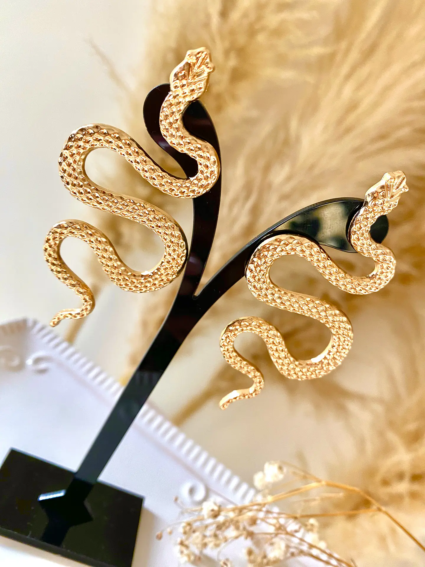 Aros Maxi Serpiente Gold 1