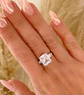 Anillo Maxi Solitario Cristal Silver  - Miniatura 1