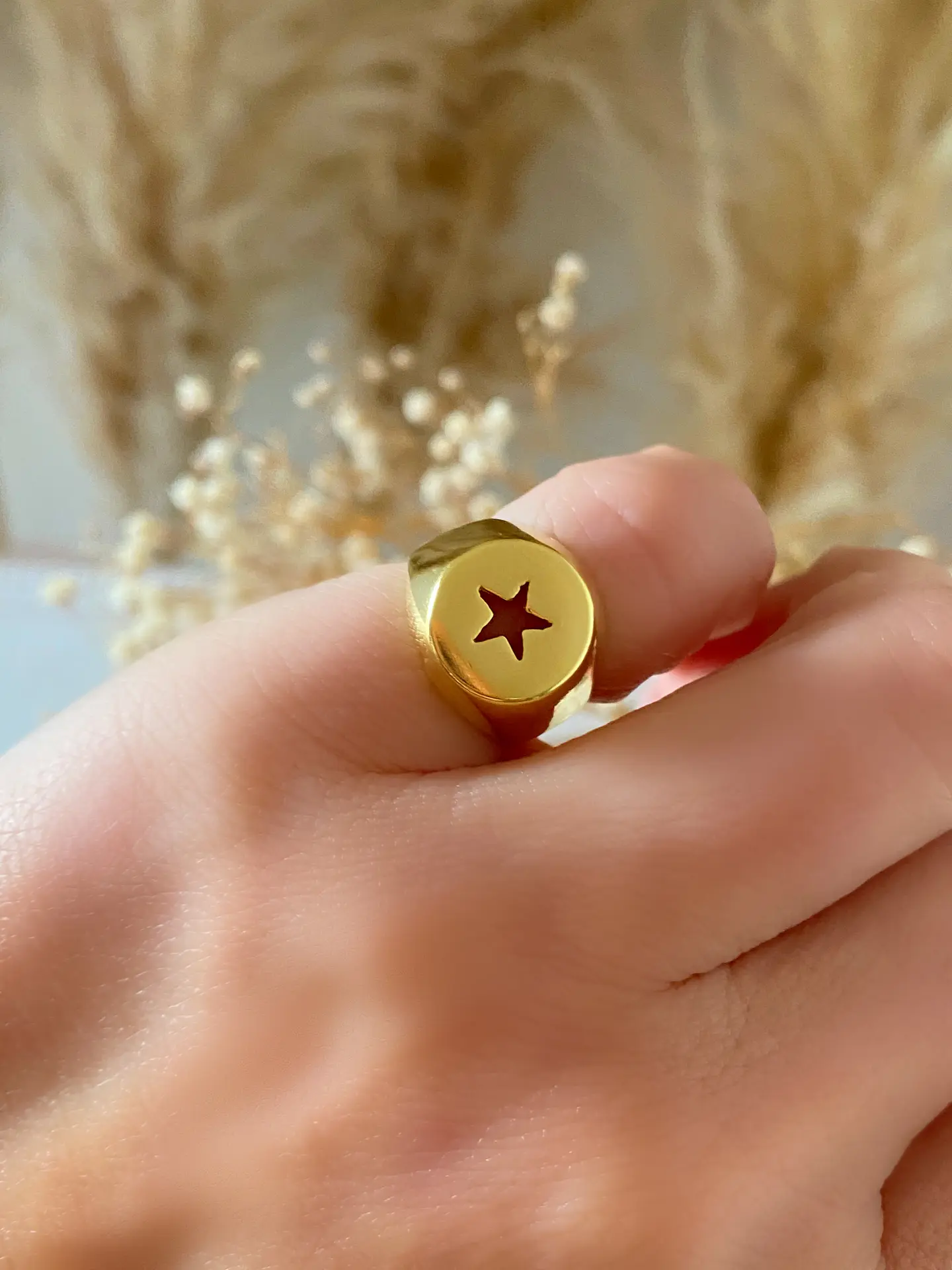 Anillo  Estrella meñique  1