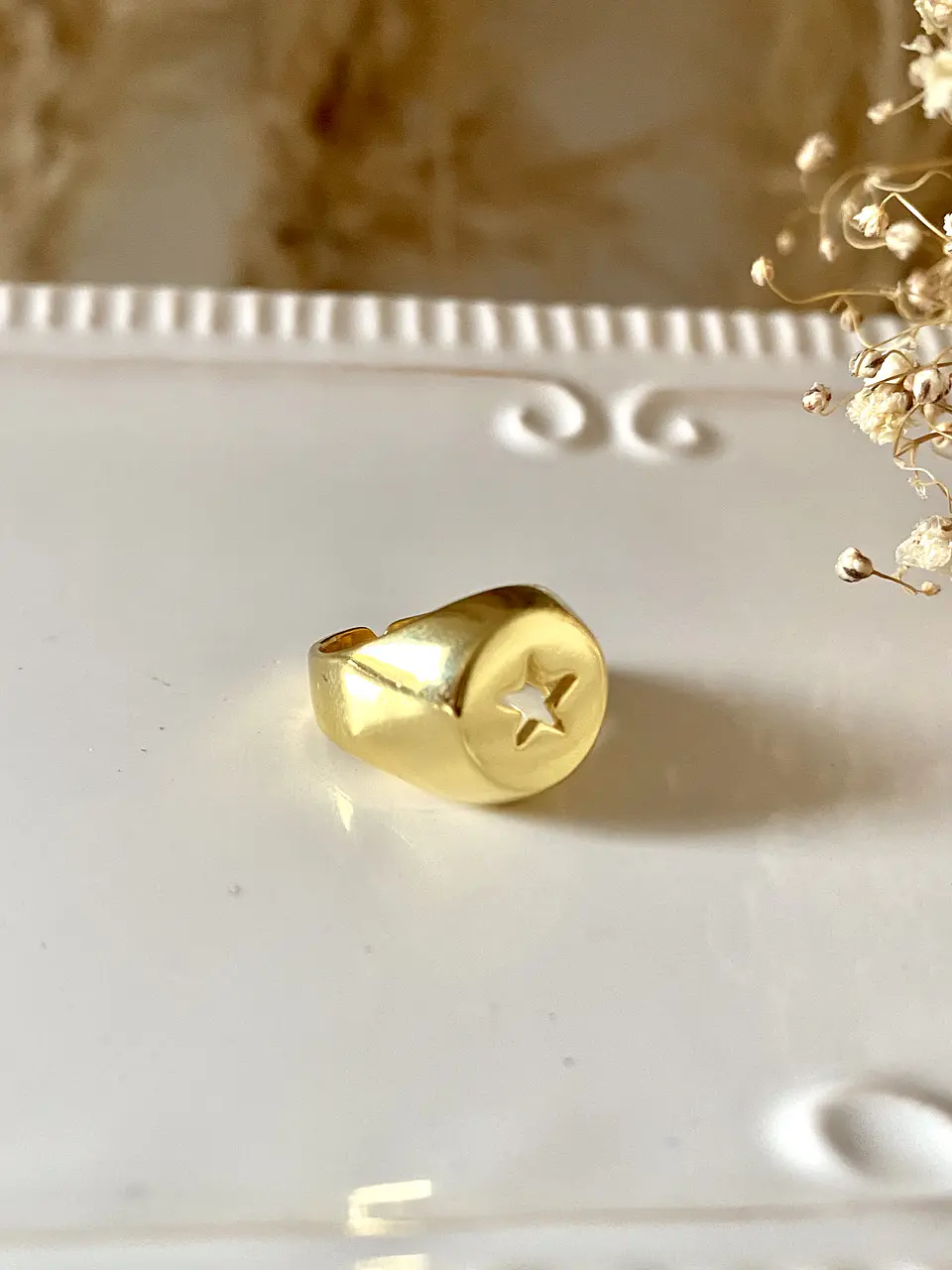 Anillo  Estrella meñique  2