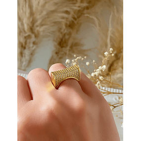 Anillo Maxi Cintillo Frontal Gold