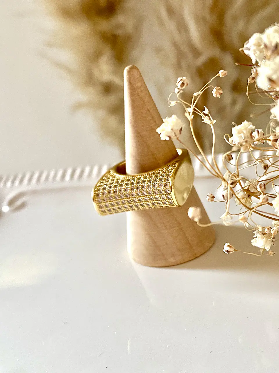 Anillo Maxi Cintillo Frontal Gold 6