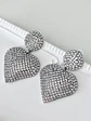 Maxi Aros Corazón Strass Silver - Miniatura 1