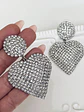 Maxi Aros Corazón Strass Silver - Miniatura 2