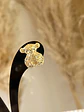 Aros Osito con circones gold - Miniatura 2