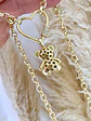 Collar Osito circones conector Corazón gold - Miniatura 3