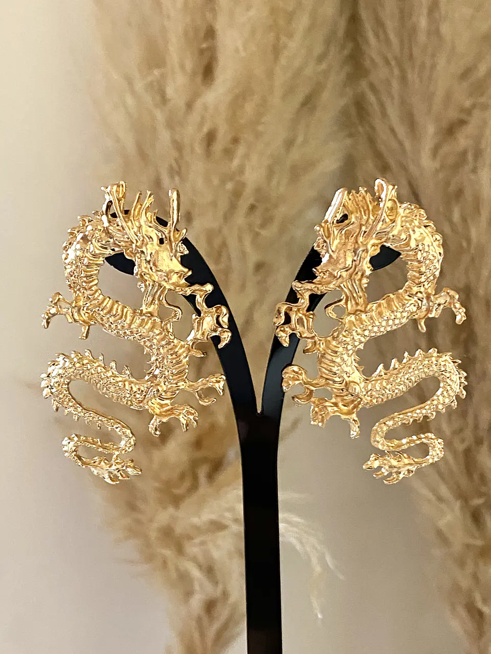 Aros Maxi Dragón Gold 4