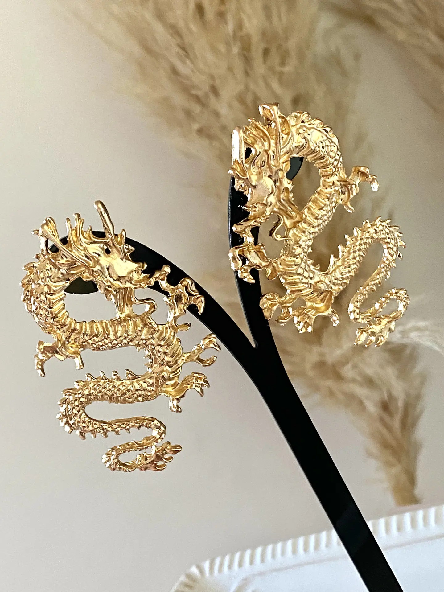 Aros Maxi Dragón Gold 1