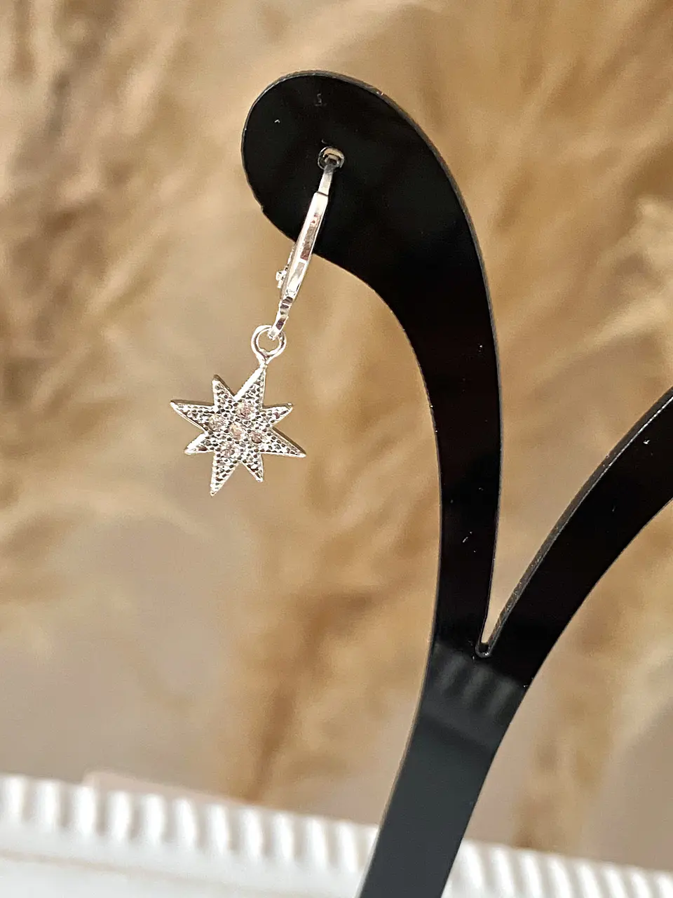 Aros Estrella Luna Circones Silver  2