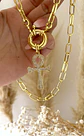 Collar Maxi eslabones dije Ankh circones  - Miniatura 3