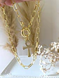 Collar Maxi eslabones dije Ankh circones  - Miniatura 4