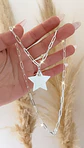 Collar Estrella y punto de luz silver - Miniatura 1
