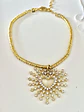 Pulsera Mostacilla Corazón rayos gold - Miniatura 1