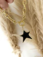 Pulsera maxi Eslabones Estrella Black  - Miniatura 3