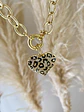 Pulsera Corazón Leo Print gold - Miniatura 3