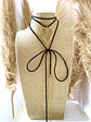 Collar Cinto negro Maxi Corazon  - Miniatura 1