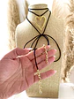 Collar Cinto negro Maxi Corazon  - Miniatura 3