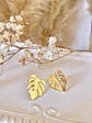 Aros Hoja Monstera Gold - Miniatura 1