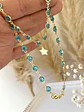 Collar eslabones turquesa Estrellita - Miniatura 2