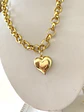 Collar cadena maxi Rolo Corazón gold - Miniatura 5