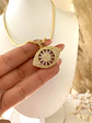 Collar cadena Maxi Ojo Turco circones gold - Miniatura 4