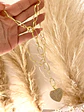 Collar Maxi eslabones Corazón circones gold - Miniatura 3