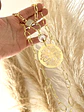 Maxi collar Mandala y Perla Rustica Broche luxury - Miniatura 7